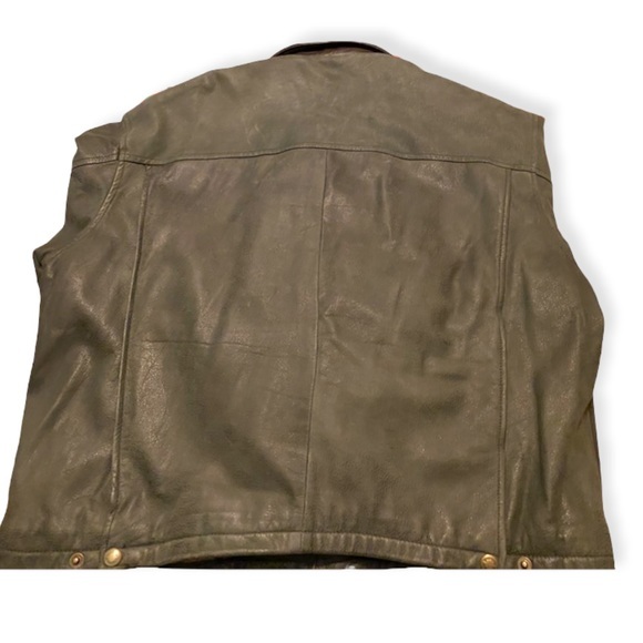 Men’s Leather Jacket  St John’s Bay size XXL - Picture 3 of 4
